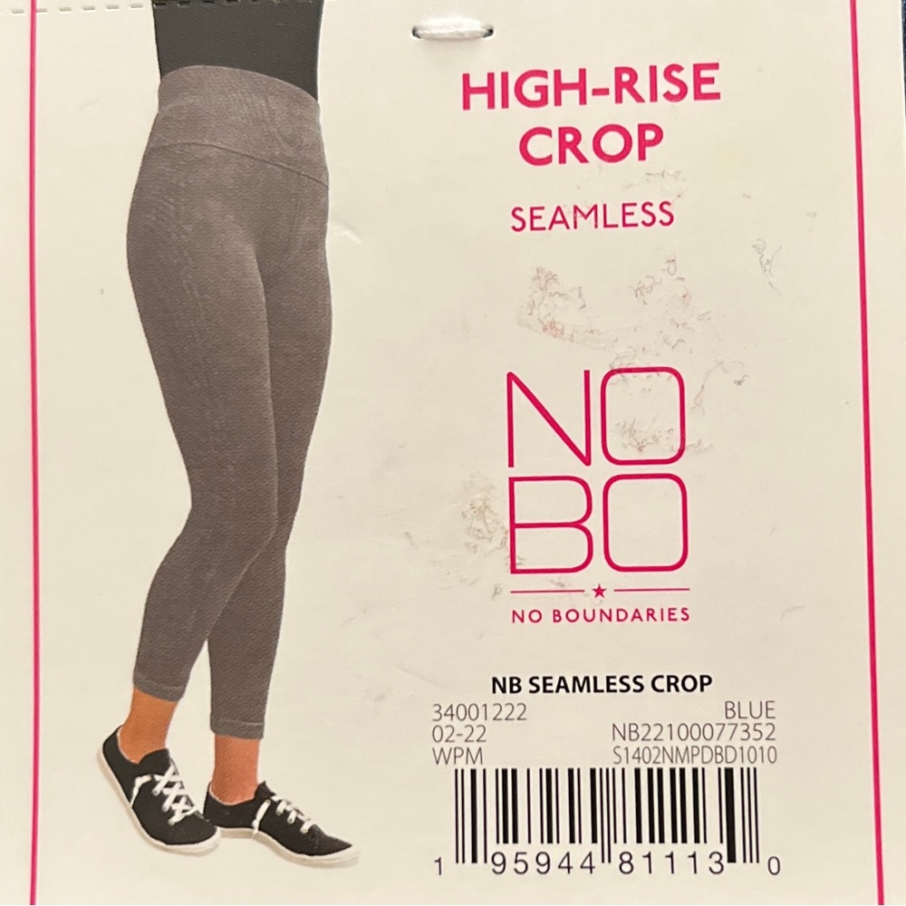 ❤️3/$15❤️ NEW! NOBO High-rise Seamless Crop Leggings - Picture 2 of 7